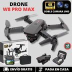 NUEVO DRONE W8 PRO MAX 2025 CON INTELIGENCIA ARTIFICIAL