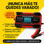CARGADOR DE BATERIA PARA CARRO, CAMIONETA, CAMION O MOTO